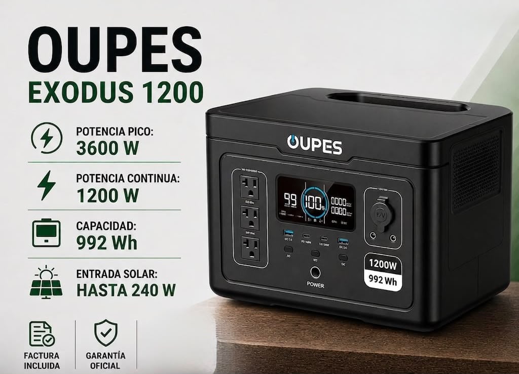 Estación de energía Oupes Exodus 1200
