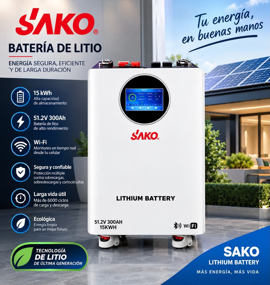 Batería SAKO de 15KWH de SAKO