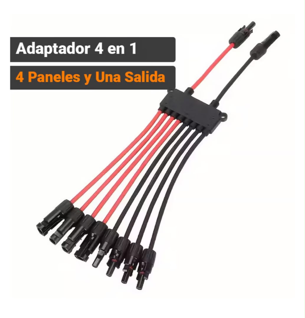 Conectores de Cable de Panel Solar Mc4 4 salidas de -
